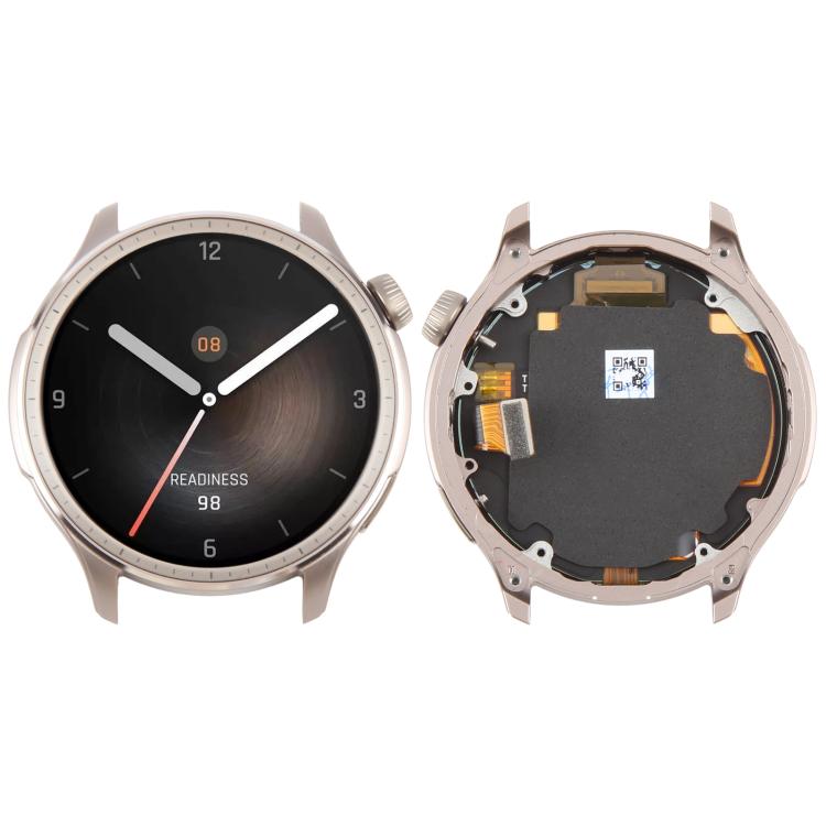 For Amazfit Balance Original LCD Screen Digitizer Full Assembly with Frame, For Amazfit Balance(Original,with Frame,Gold)