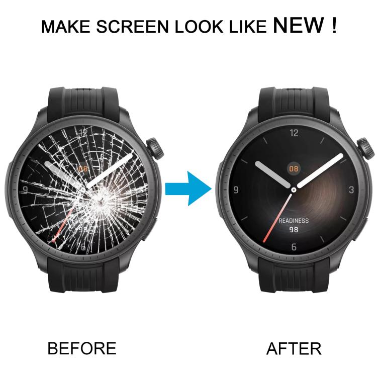 For Amazfit Balance Original LCD Screen Digitizer Full Assembly with Frame, For Amazfit Balance(Original,with Frame,Gold)