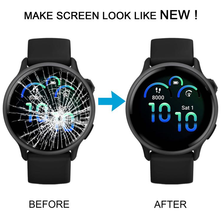Original LCD Screen with Digitizer Full Assembly, Without NFC Sticker, For Garmin Vivoactive 6(Original)