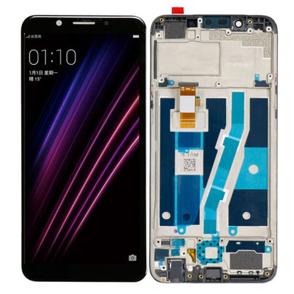 LCD Screen and Digitizer Full Assembly for OPPO A1, with Frame, For OPPO A1