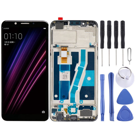 LCD Screen and Digitizer Full Assembly for OPPO A1, with Frame, For OPPO A1